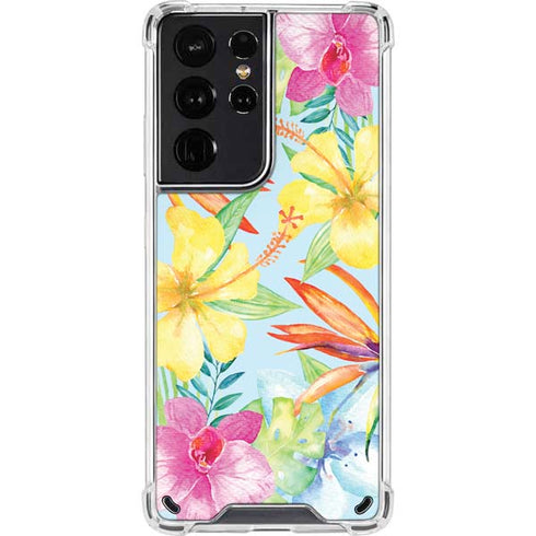 Tropical Daze Galaxy S21 Ultra 5G Clear Case