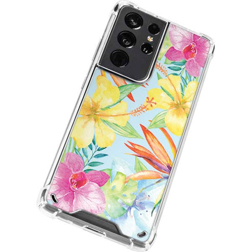 Tropical Daze Galaxy S21 Ultra 5G Clear Case