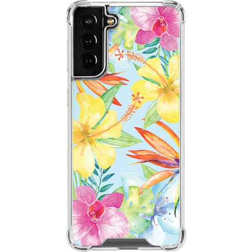 Tropical Daze Galaxy S22 Plus Clear Case