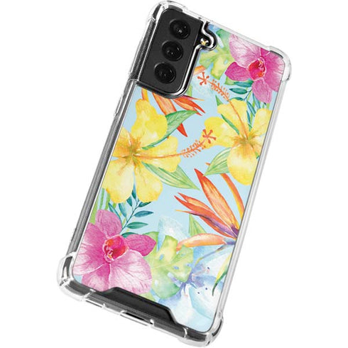 Tropical Daze Galaxy S22 Plus Clear Case