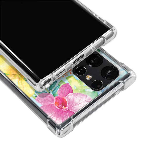 Tropical Daze Galaxy S22 Ultra Clear Case