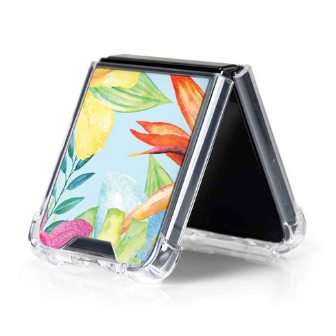 Tropical Daze Galaxy Z Flip5 5G Clear Case