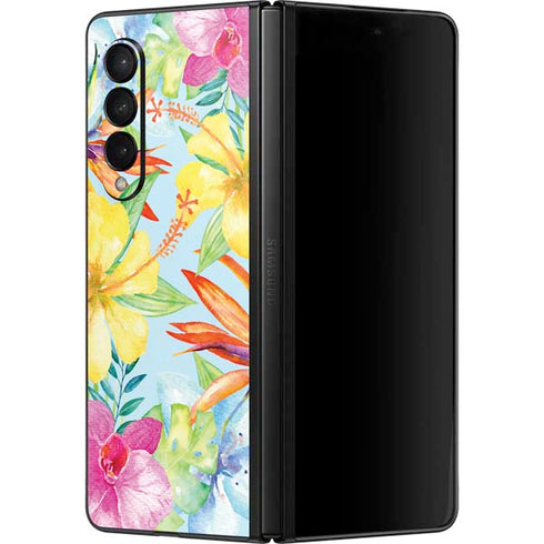 Tropical Daze Galaxy Z Fold3 5G Skin