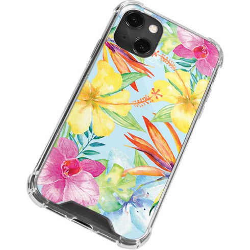 Tropical Daze iPhone 14 Plus Clear Case