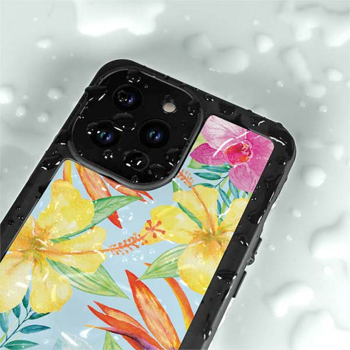 Tropical Daze iPhone 14 Pro Max Waterproof Case