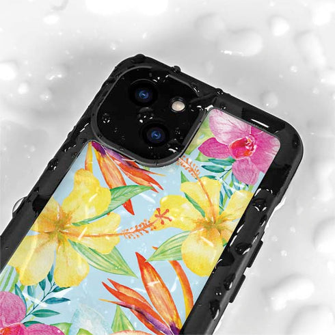 Tropical Daze iPhone 15 Waterproof Case