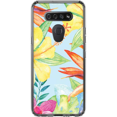 Tropical Daze LG K51/Q51 Clear Case