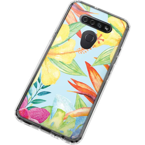 Tropical Daze LG K51/Q51 Clear Case