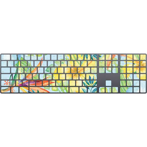 Tropical Daze Magic Keyboard with Numeric Keypad Skin