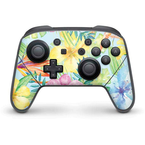 Tropical Daze Nintendo Switch Pro Controller Skin