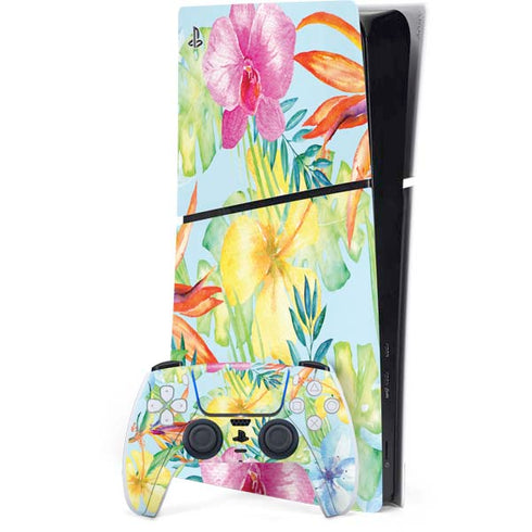 Tropical Daze PS5 Slim Digital Edition Bundle Skin