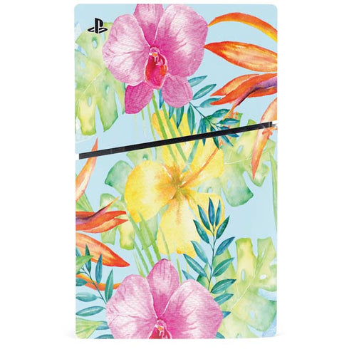 Tropical Daze PS5 Slim Digital Edition Console Skin