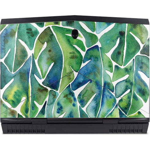 Tropical Leaves by Cat Coq Dell Alienware Skin