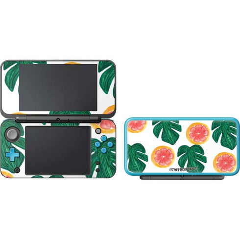Bouffants and Broken Hearts Tropical Leaves and Citrus Nintendo 2DS XL (2017) Skin
