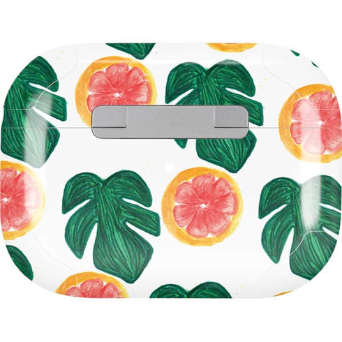 Bouffants and Broken Hearts Tropical Leaves and Citrus Apple AirPods Pro Skin