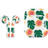 Bouffants and Broken Hearts Tropical Leaves and Citrus Apple AirPods Skin