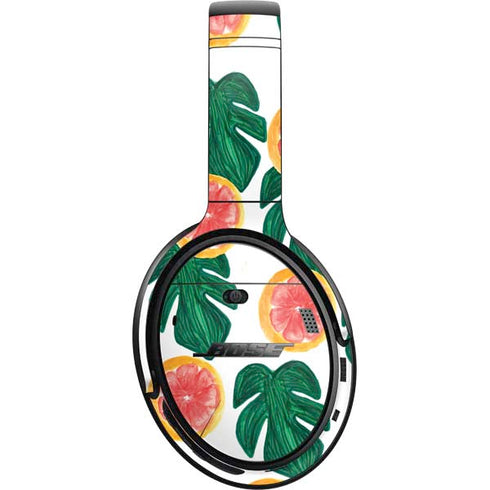 Bouffants and Broken Hearts Tropical Leaves and Citrus Bose QuietComfort 35 II Headphones Skin