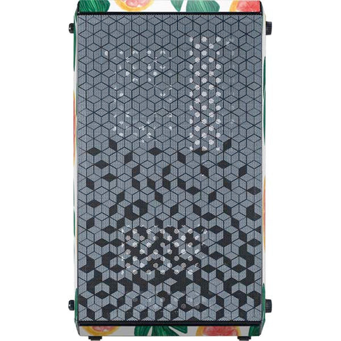 Bouffants and Broken Hearts Tropical Leaves and Citrus Cooler Master MasterBox Q300L Mini Tower Skin