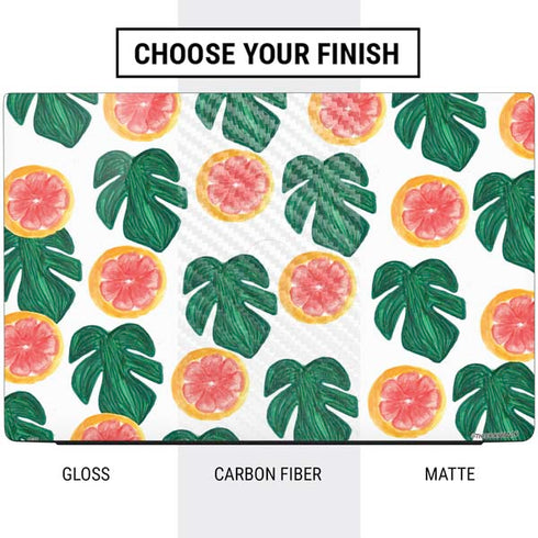 Bouffants and Broken Hearts Tropical Leaves and Citrus Dell Vostro Skin