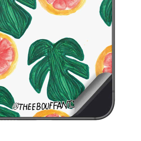 Bouffants and Broken Hearts Tropical Leaves and Citrus Galaxy A14 5G Skin