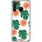 Bouffants and Broken Hearts Tropical Leaves and Citrus Galaxy A21 Clear Case