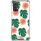 Bouffants and Broken Hearts Tropical Leaves and Citrus Galaxy A32 5G Clear Case