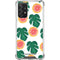Bouffants and Broken Hearts Tropical Leaves and Citrus Galaxy A72 5G Clear Case