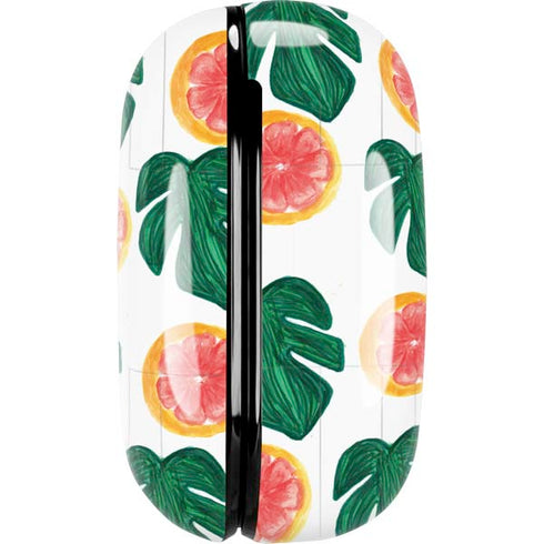 Bouffants and Broken Hearts Tropical Leaves and Citrus Galaxy Buds Pro Skin