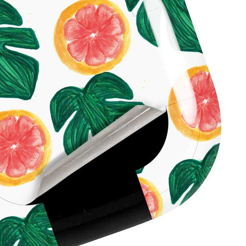 Bouffants and Broken Hearts Tropical Leaves and Citrus Galaxy Buds Pro Skin