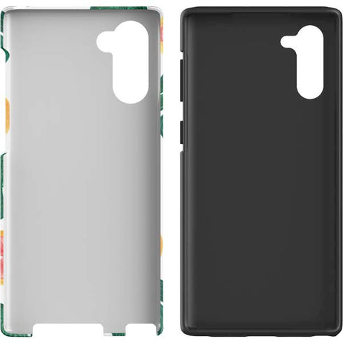 Bouffants and Broken Hearts Tropical Leaves and Citrus Galaxy Note 10 Pro Case
