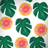 Bouffants and Broken Hearts Tropical Leaves and Citrus Galaxy Note 8 Skin