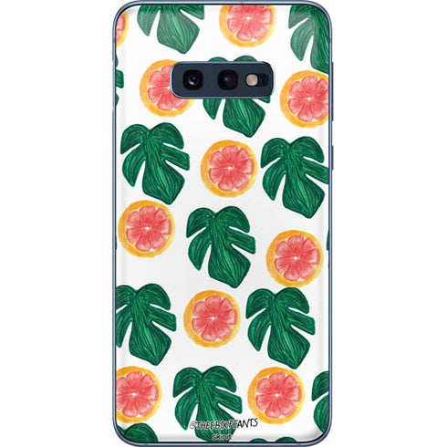 Bouffants and Broken Hearts Tropical Leaves and Citrus Galaxy S10e Skin