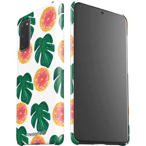 Bouffants and Broken Hearts Tropical Leaves and Citrus Galaxy S20 Lite Case