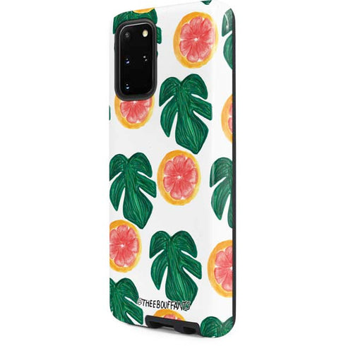 Bouffants and Broken Hearts Tropical Leaves and Citrus Galaxy S20 Plus Pro Case