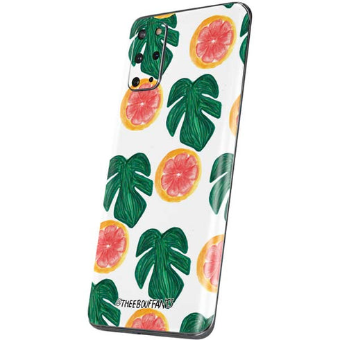 Bouffants and Broken Hearts Tropical Leaves and Citrus Galaxy S20 Plus Skin