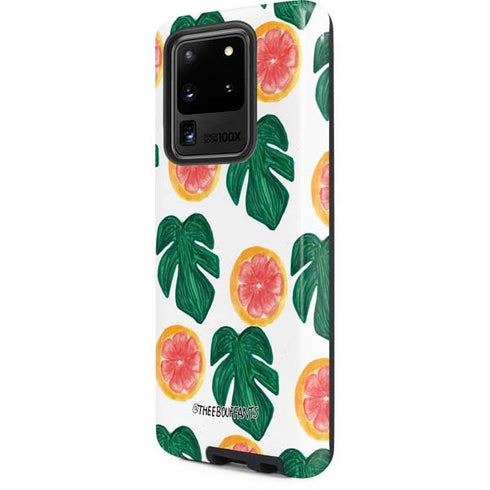Bouffants and Broken Hearts Tropical Leaves and Citrus Galaxy S20 Ultra 5G Pro Case