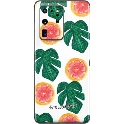 Bouffants and Broken Hearts Tropical Leaves and Citrus Galaxy S20 Ultra 5G Skin