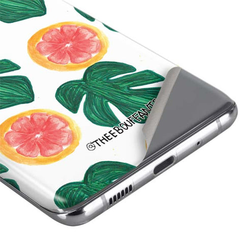 Bouffants and Broken Hearts Tropical Leaves and Citrus Galaxy S20 Ultra 5G Skin