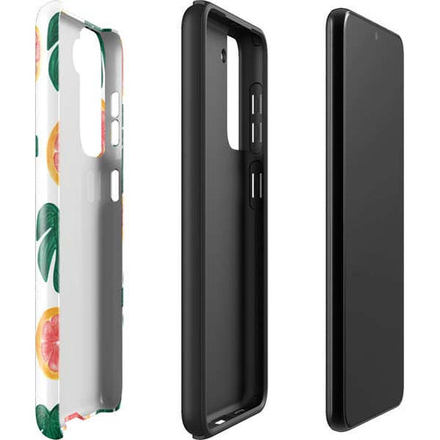 Bouffants and Broken Hearts Tropical Leaves and Citrus Galaxy S22 Plus Pro Case