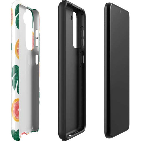 Bouffants and Broken Hearts Tropical Leaves and Citrus Galaxy S22 Pro Case