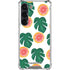 Bouffants and Broken Hearts Tropical Leaves and Citrus Galaxy S23 Clear Case