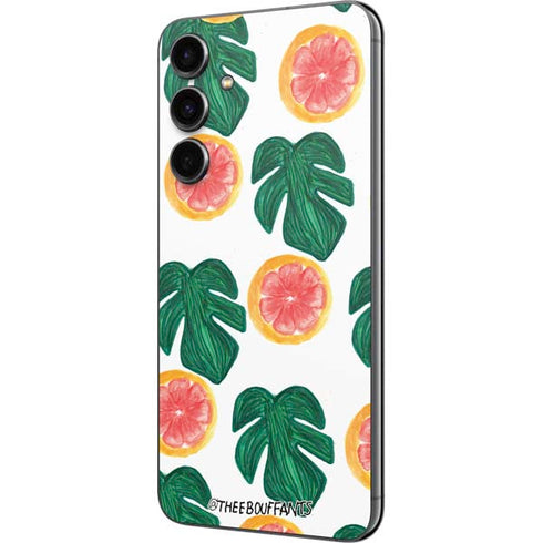 Bouffants and Broken Hearts Tropical Leaves and Citrus Galaxy S23 FE Skin