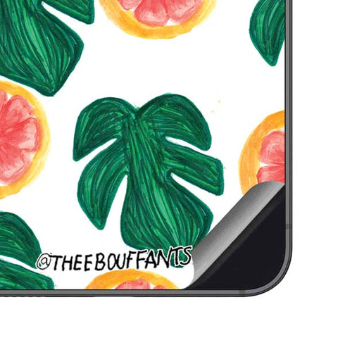 Bouffants and Broken Hearts Tropical Leaves and Citrus Galaxy S23 FE Skin