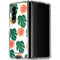 Bouffants and Broken Hearts Tropical Leaves and Citrus Galaxy Z Fold4 5G Clear Case