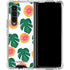 Bouffants and Broken Hearts Tropical Leaves and Citrus Galaxy Z Fold4 5G Clear Case