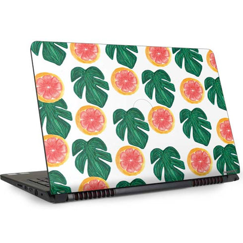 Bouffants and Broken Hearts Tropical Leaves and Citrus Dell Inspiron Skin