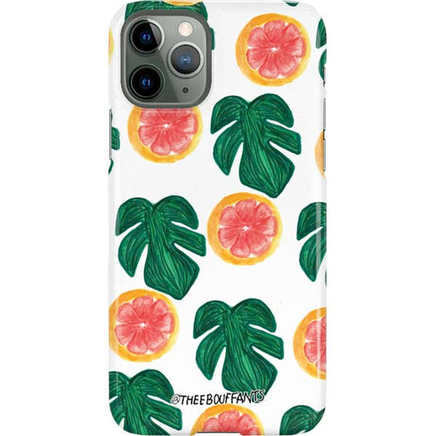 Bouffants and Broken Hearts Tropical Leaves and Citrus iPhone 11 Pro Lite Case
