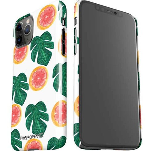 Bouffants and Broken Hearts Tropical Leaves and Citrus iPhone 11 Pro Lite Case