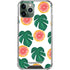 Bouffants and Broken Hearts Tropical Leaves and Citrus iPhone 11 Pro Max Clear Case