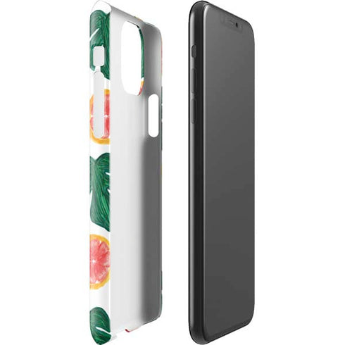 Bouffants and Broken Hearts Tropical Leaves and Citrus iPhone 11 Pro Max Lite Case